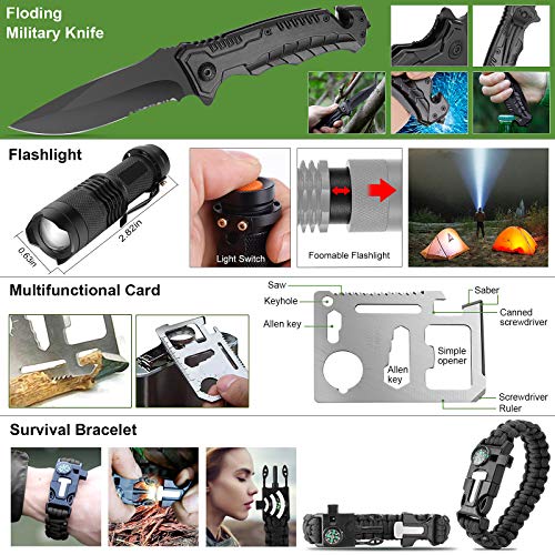216 Pcs Survival First Aid Kits, Professional Survival - Image 3