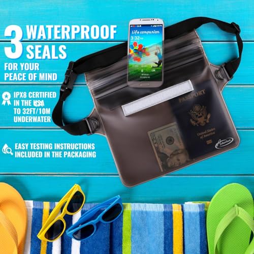 AiRunTech Waterproof Fanny Pack,Phone Pouch Dry Bag - Image 5