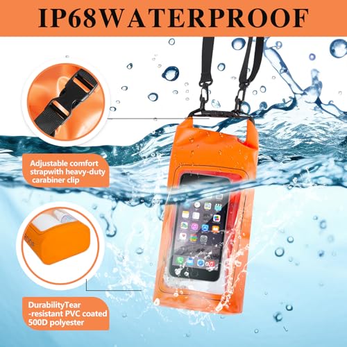IP68 Waterproof Dry Bag, 2L - Roll Top Waterproof Pool - Image 4