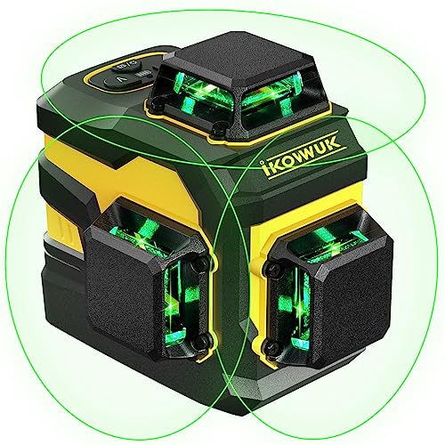 Laser Level with 12 Green Lines, Built-in 5200 mAh Li-ion Battery - Image 2
