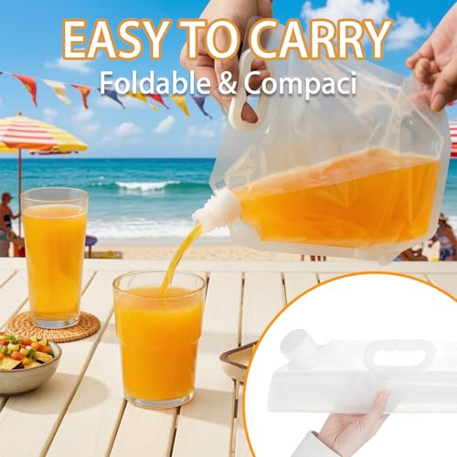 20 Pack 1.3 Gallon Collapsible Water Container Bag, 13x12Inch - Image 8