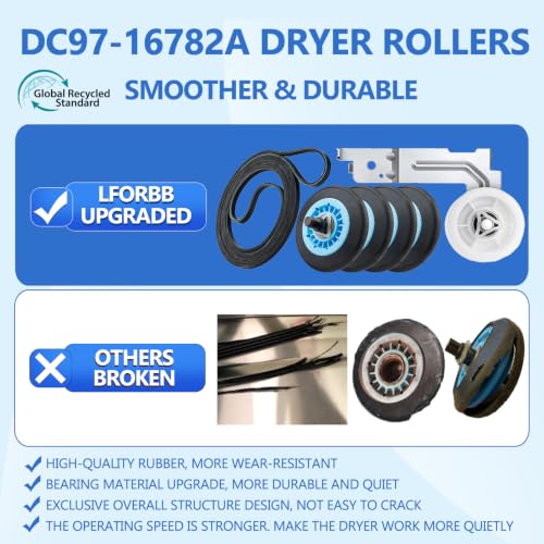 【Upgraded】Dryer Roller Replacement Part for Samsung - Image 4