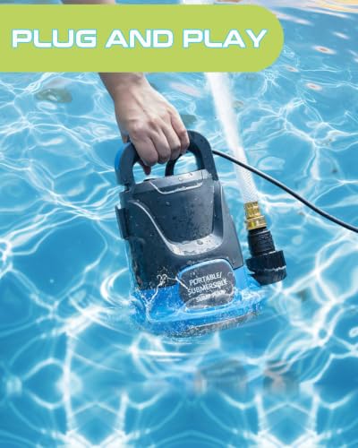 1.6HP Submersible Water Draining Sump Pump, 7500GPH High Flow - Image 3