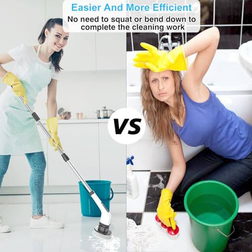 Electric Spin Scrubber Scrub Brush, Rechargeable Cleaning - Image 5