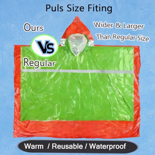 King Mills Plus Size Emergency Blankets for Survival, 8PK - Image 4