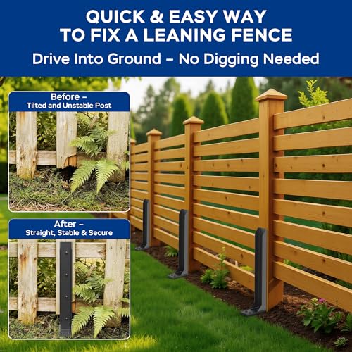 Fence Post Repair Kit, 2.0mm Cold-Rolled Steel Stabilizer - Image 4