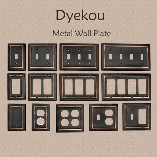 Metal Wall Plate for Electrical Outlets, Outlet Covers Wall Plate - Image 8
