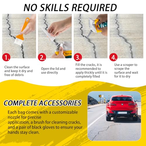 Concrete Crack Filler, Self-Leveling Waterproof Cement | Home Repair - Image 6