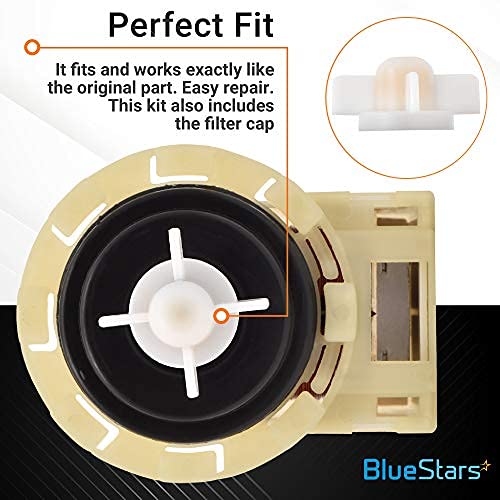 BlueStars Ultra Durable 8540024 Washer Drain Pump for Whirlpool - Image 3