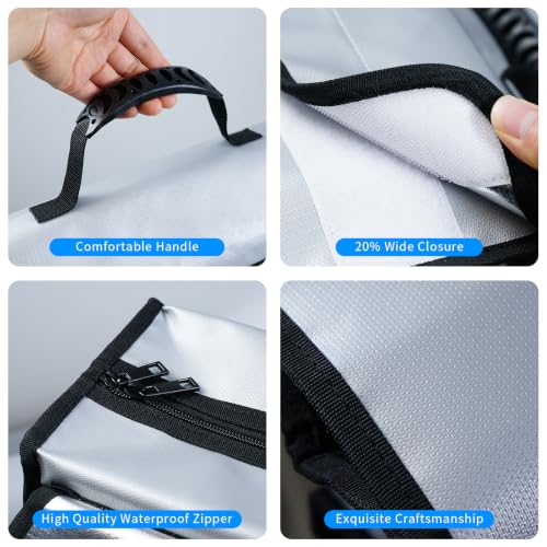 Fireproof Document Bag - Large (17" x 12" x 5.7") Fireproof - Image 4
