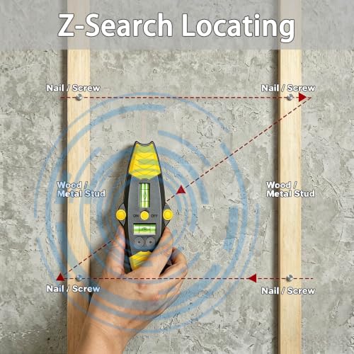3-in-1 Magnetic Stud Finder with Laser, Wall Scanner | Home Repair - Image 5