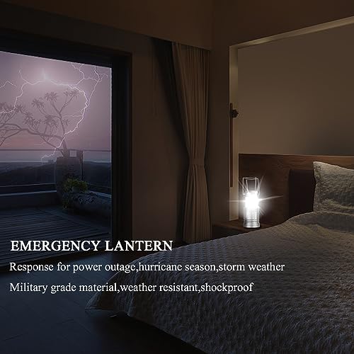 LED Camping Lantern, Battery Powered Hanging Lantern - Image 8