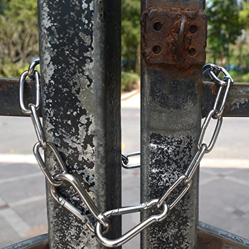Gate Chain for Outdoor Fence - Rustproof Metal Gate Latch Chain - Image 4