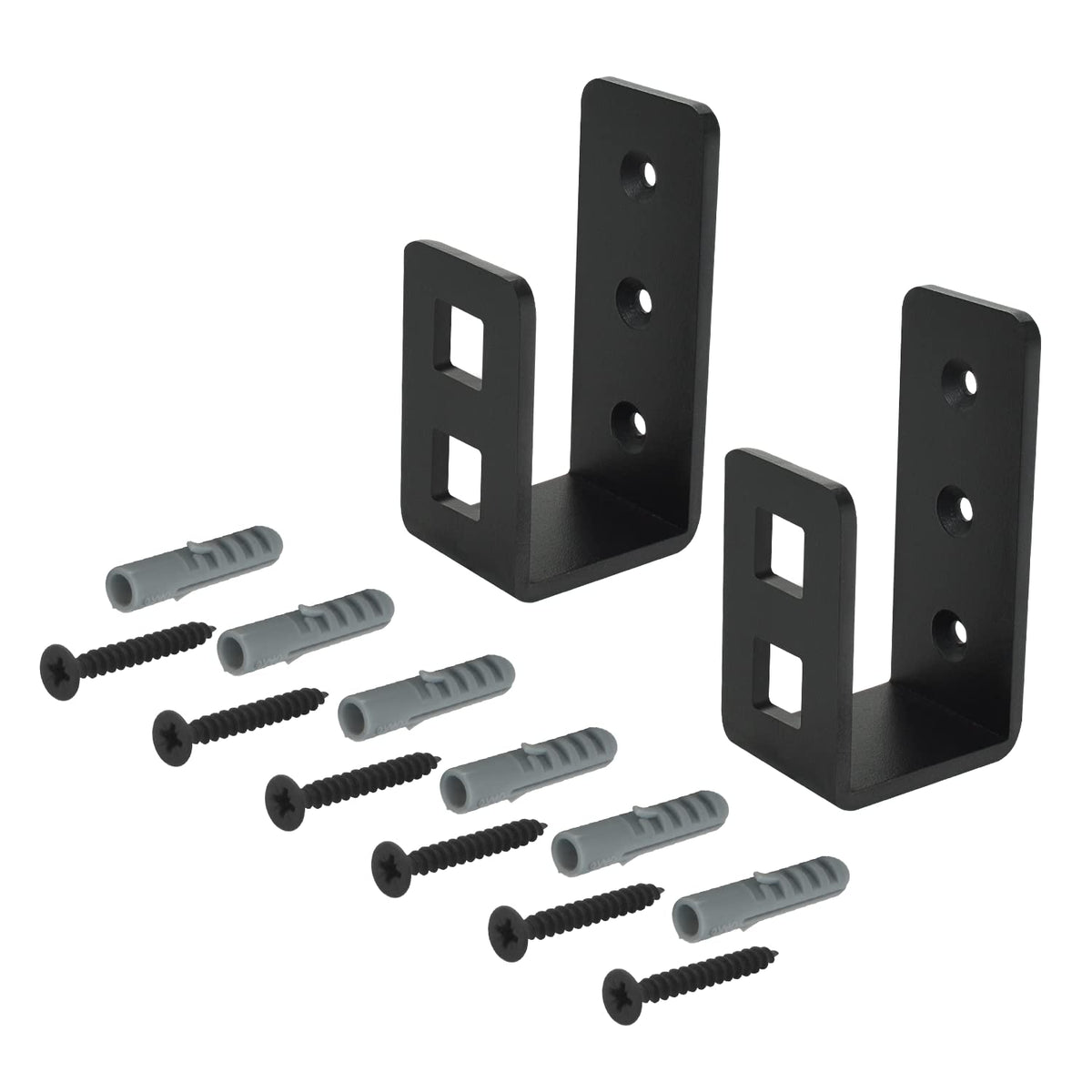 Door Barricade Brackets Open Bar Holder Heavy Duty Reinforcement - Image 1