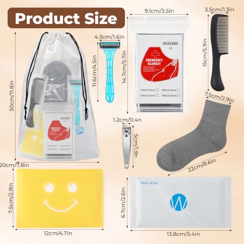15 Set Homeless Care Package Kit Bulk, Donation Personal Hygiene - Image 3