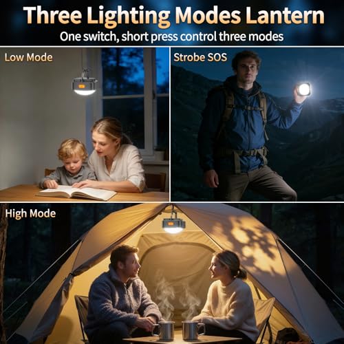 Rechargeable 2000mAh LED Camping Lights Emergency Light - Image 6