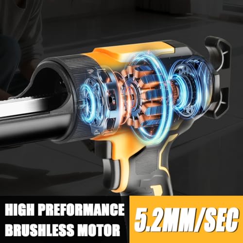 Cordless Caulking Gun Compatible With Dewalt 20V Battery 6 - Image 5