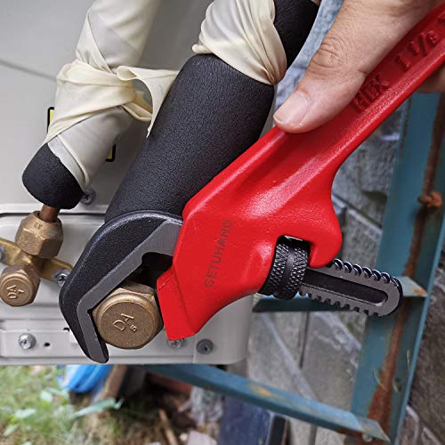 9-1/2-inch Hex Offset Wrench, Model E-110 Hex Pipe Wrench - Image 7