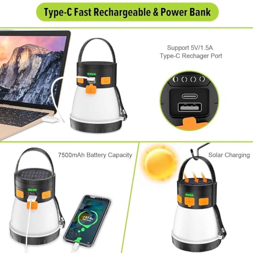 1500LM Camping Lantern Rechargeable, LED Camping Lantern - Image 6