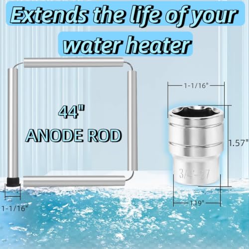 44 Inch Flexible Magnesium Water Heater Anode Rod Includes - Image 3