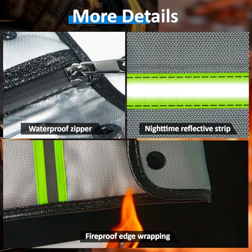Upgraded Fireproof Document Bag, 15 in x 11 | Home Organization - Image 6