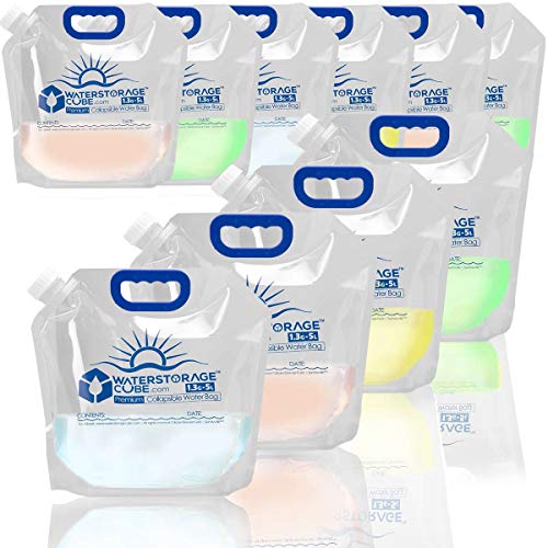 WaterStorageCube Premium Collapsible Water Container Bags - Image 2
