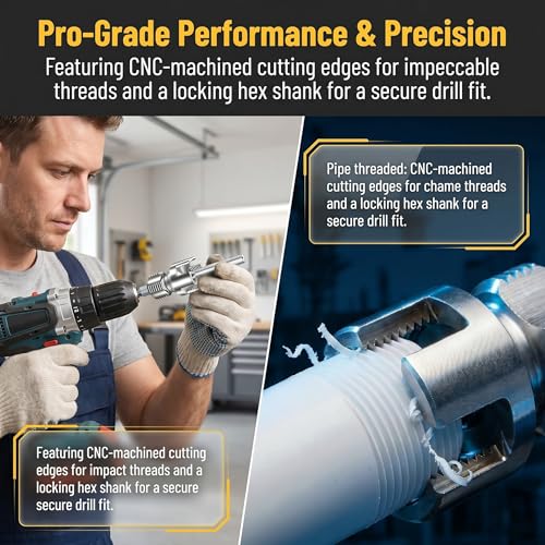 6 in 1 PVC Pipe Threading Tool – Reinforced Hardened Alloy - Image 6