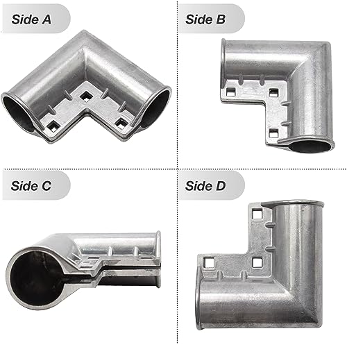 MDEOOSKY 4pcs Chain Link Fence Gate Corners Chain Link - Image 4