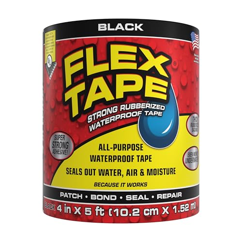 Flex Tape Strong Rubberized Waterproof Tape, Black - Image 2