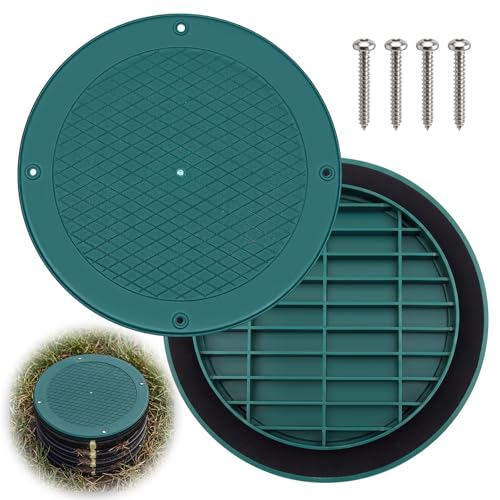1 Pcs 12'' Heavy Duty Cover Lid for Corrugated Pipe - Image 2