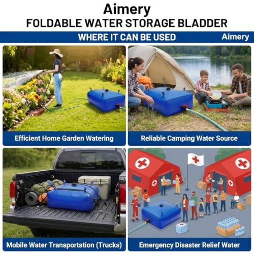 Aimery 113L/30Gallon Foldable Water Storage Bladder - Image 8