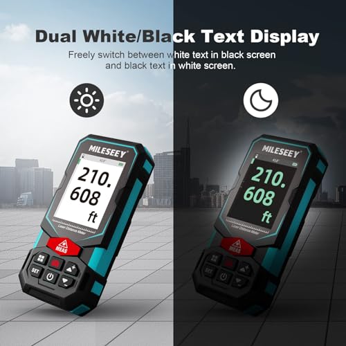 MILESEEY S7 Outdoor Laser Measure with Viewfinder Camera - Image 7