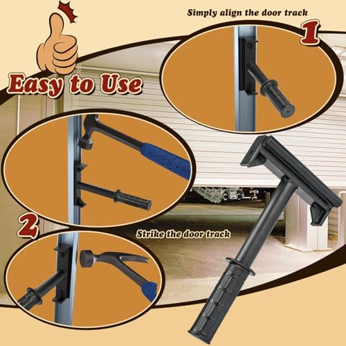 TOPOWN Garage Door Track Anvil for 2-Inch Vertical Roller Track - Image 6