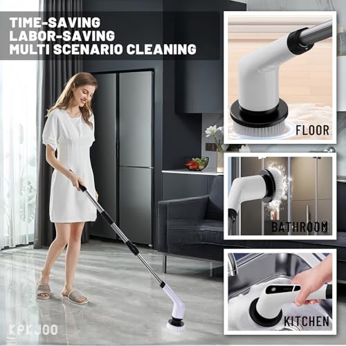 Electric Spin Scrubber- Ditch the Scrubbing! Long Handle - Image 6