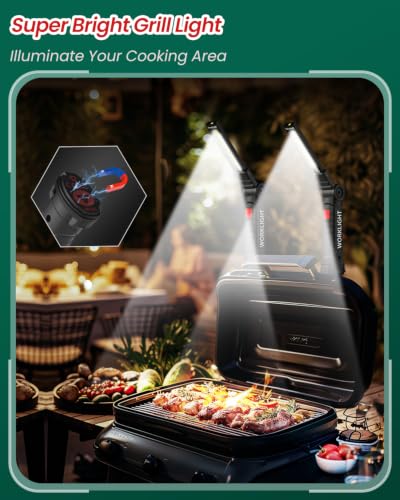 Coquimbo 2 Pack Rechargeable Work Light, Christmas Dad Gifts - Image 5