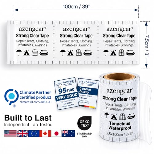 Clear Tenacious Waterproof Tape for Tents, Inflatables - Image 7