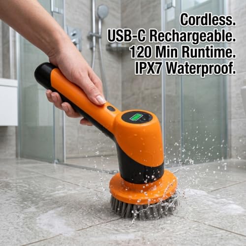 Power Spin Scrubber - Cordless Power Cleaning Brush - Image 6