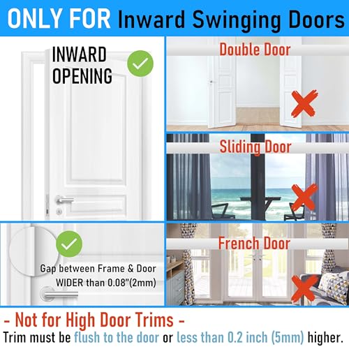 3Pack Door Reinforcement Lock Home Security, Childproof Safety - Image 6