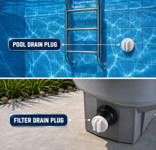 XtremepowerUS Universal 1.5" Pool Plug Cap Threaded Spa - Image 5