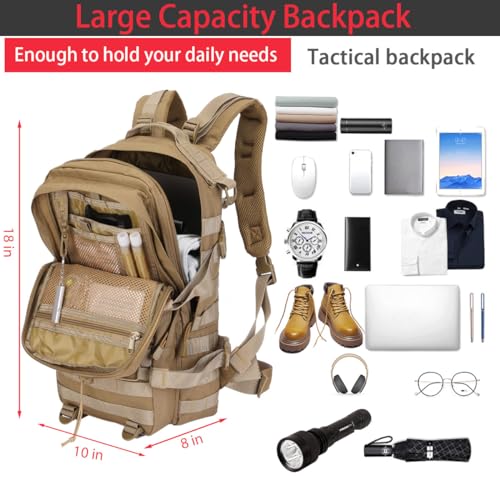 Phoking Military Tactical Backpack Waterproof 40L | Travel Essentials - Image 4