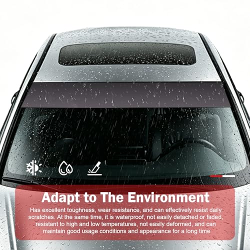 Car Windshield Tint Strip, 7.87" x 59" Window Sun Visor - Image 6