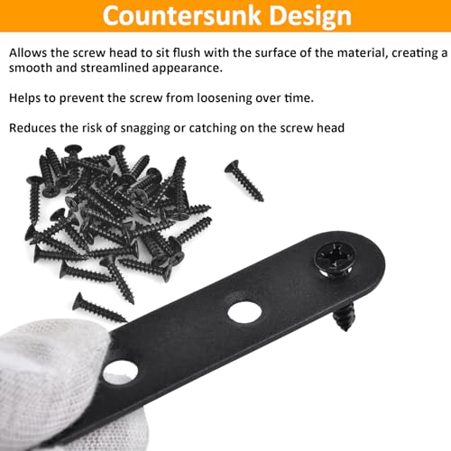 20-Pack Mending Plates for Wood Kit with 40 Self-Tapping | Home Repair - Image 5