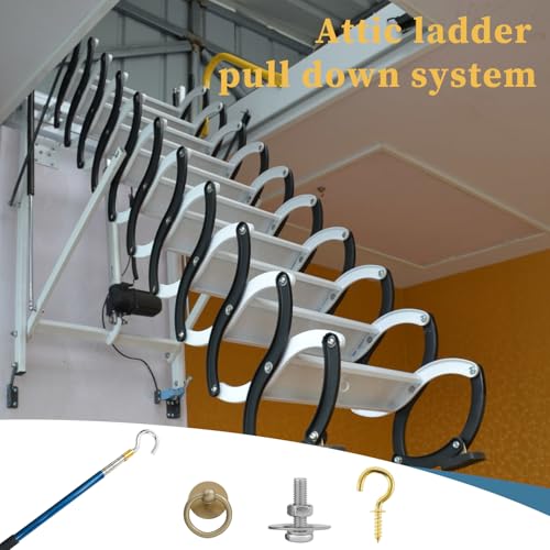 Attic Ladder Pull Down Stair System Parts, Attic Door Pull - Image 5