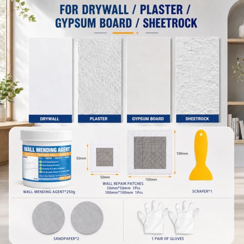 Drywall Repair Kit, 8.8 Oz Spackle Wall Repair Paste | Home Repair - Image 6