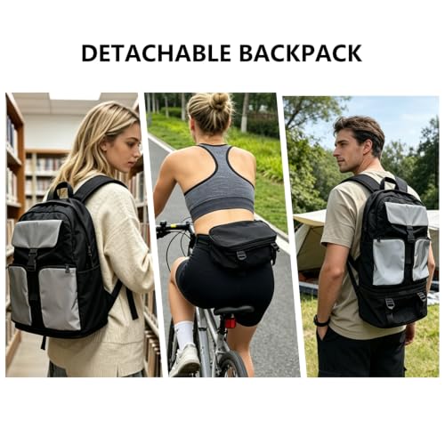 SSZYace Hiking Backpack, Sport Travel Bag Daypack | Travel Essentials - Image 5