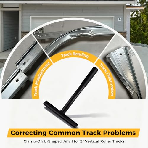 333'S Garage Door Track Anvil - Clamp-On 2-Inch Track | Hand Tools - Image 5