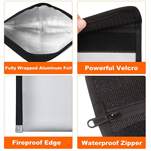 Small Fire Proof Travel Document Pouch, Birth Certificate - Image 6