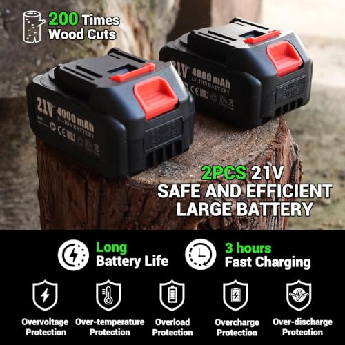 2-in-1 8 Inch Brushless Electric Pole Saws for Tree Trimming - Image 5