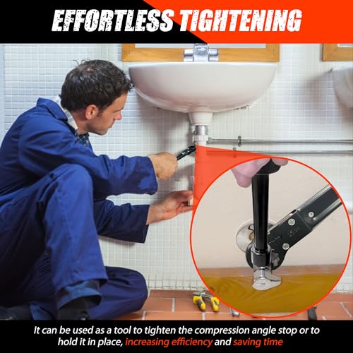 Plumbing Tools, Angle Stop Wrench Kit - Image 6