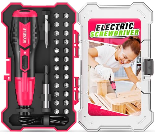DIYSELF Electric Screwdriver, Cordless Power Screwdriver Set - Image 2